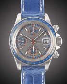 A GENTLEMAN'S STAINLESS STEEL ROLEX TUDOR "MONTE CARLO" AUTOMATIC CHRONO TIME CHRONOGRAPH WRIST