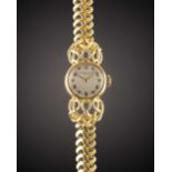 A LADIES 18K SOLID GOLD VACHERON & CONSTANTIN COCKTAIL BRACELET WATCH CIRCA 1930s, WITH "STAR"