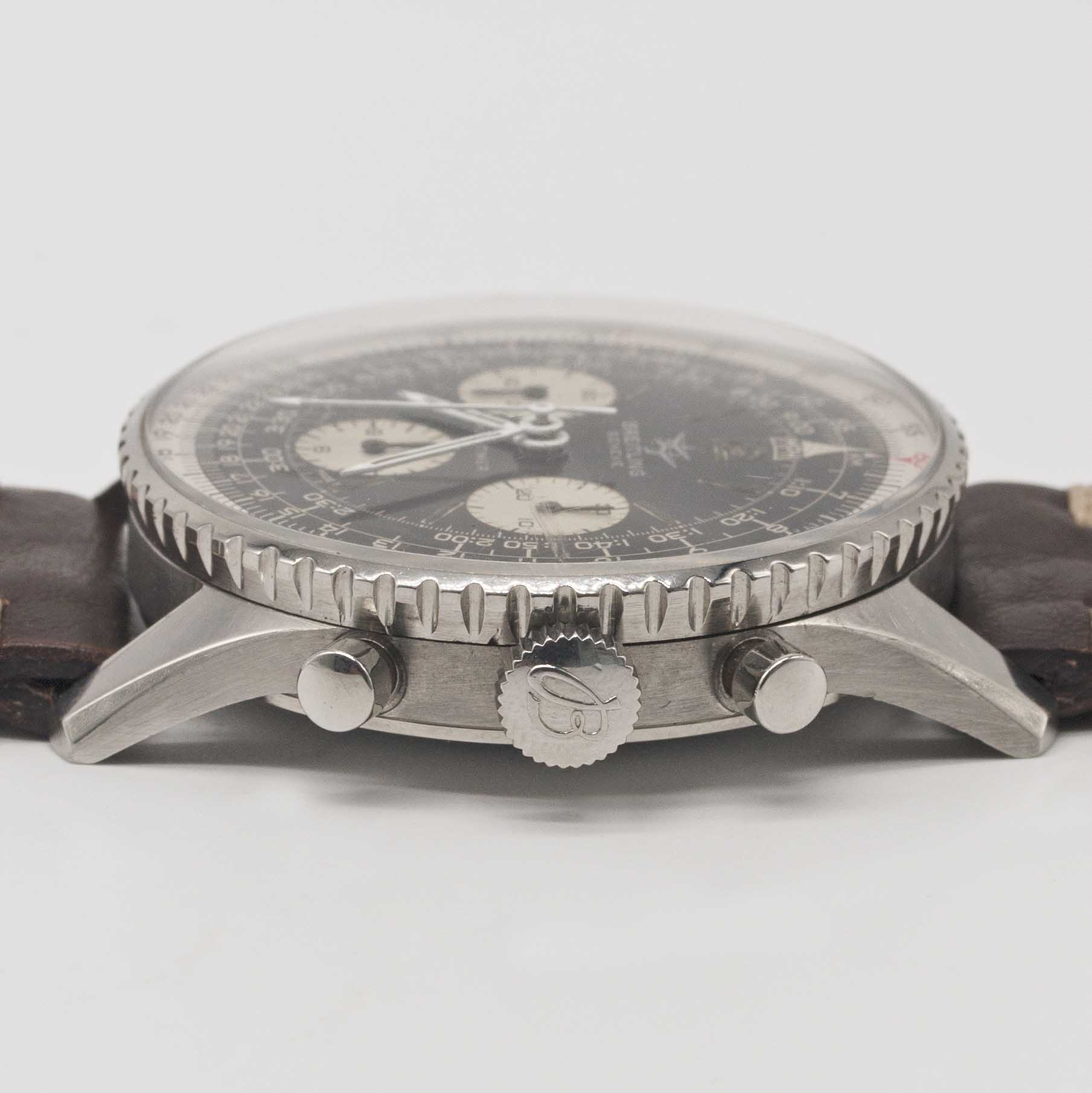 A GENTLEMAN'S STAINLESS STEEL BREITLING NAVITIMER CHRONOGRAPH WRIST WATCH CIRCA 1966, REF. 806 - Image 8 of 9