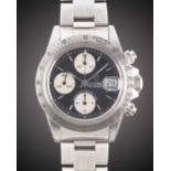 A GENTLEMAN'S STAINLESS STEEL ROLEX TUDOR OYSTERDATE AUTOMATIC CHRONO TIME "BIG BLOCK" CHRONOGRAPH