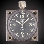 A HEUER MASTER TIME 8 DAYS DASHBOARD CLOCK CIRCA 1960s, RETAILED BY TÜRLER WITH CO-SIGNED DIAL