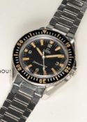 A RARE GENTLEMAN'S STAINLESS STEEL OMEGA SEAMASTER 300 AUTOMATIC BRACELET WATCH DATED 1966, REF.