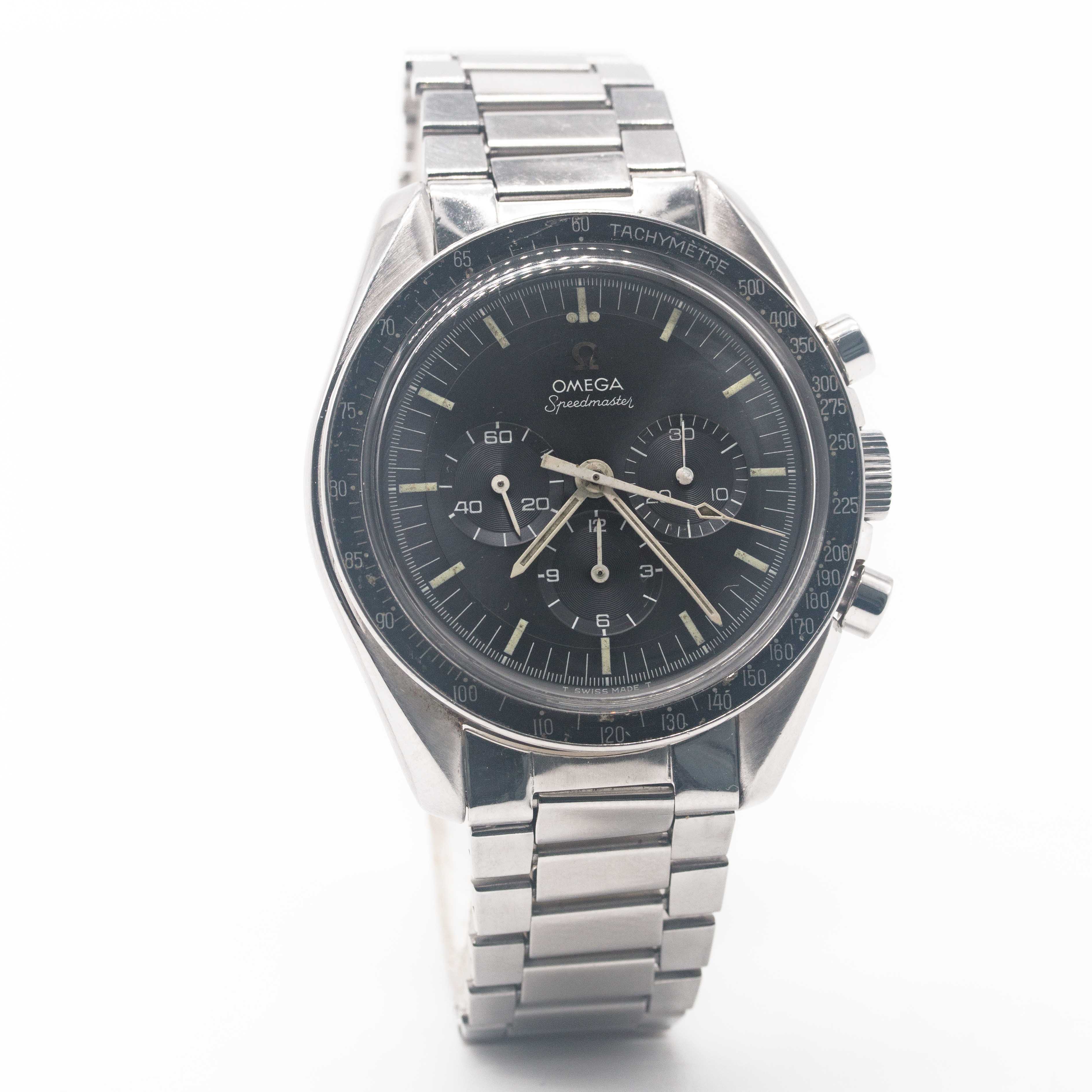 A VERY RARE GENTLEMAN'S STAINLESS STEEL OMEGA SPEEDMASTER "PRE MOON" CHRONOGRAPH BRACELET WATCH - Image 8 of 14