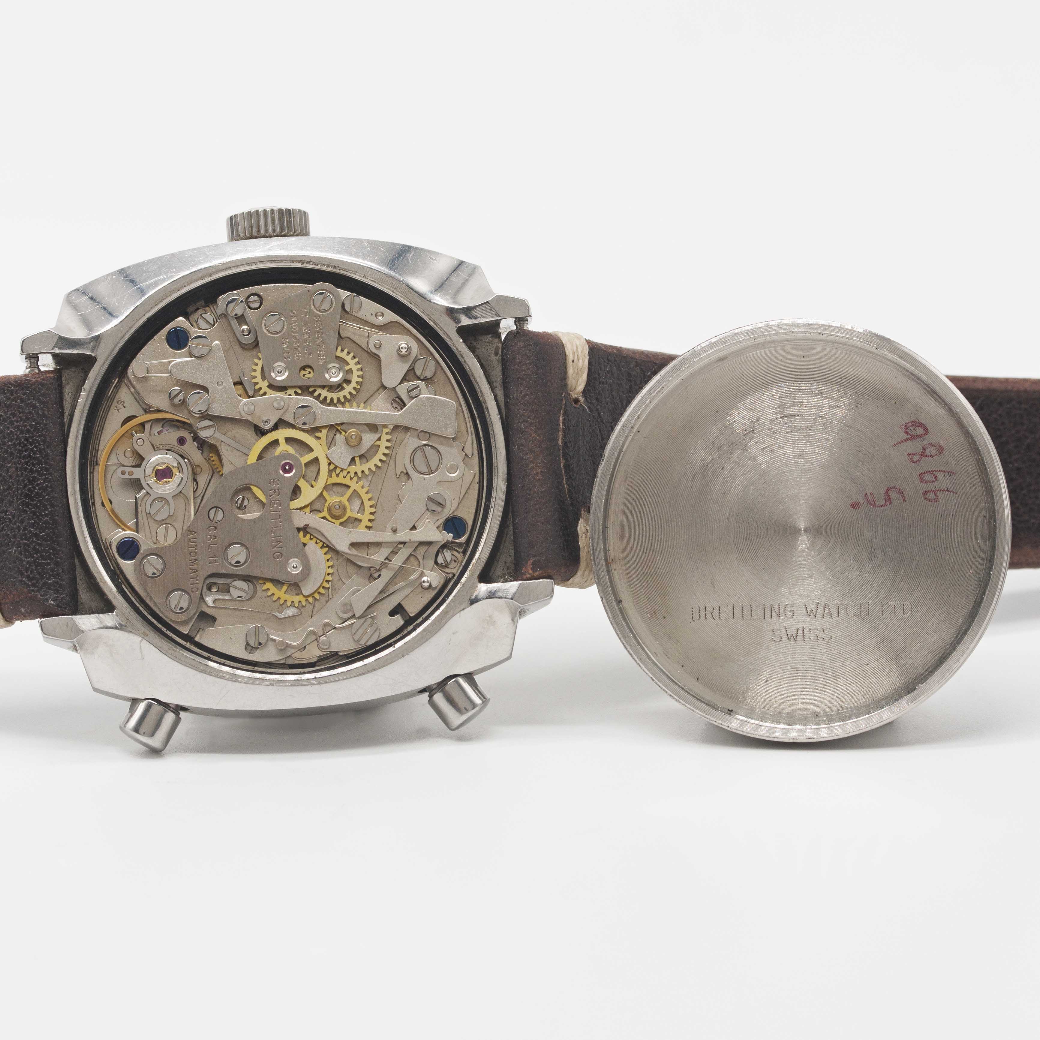 A GENTLEMAN'S STAINLESS STEEL BREITLING CHRONO-MATIC CHRONOGRAPH WRIST WATCH CIRCA 1969, REF. 2111 - Image 7 of 9