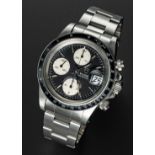 A GENTLEMAN'S STAINLESS STEEL ROLEX TUDOR OYSTERDATE AUTOMATIC CHRONO TIME "BIG BLOCK" CHRONOGRAPH