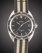 A GENTLEMAN'S STAINLESS STEEL OMEGA SEAMASTER 120 AUTOMATIC DATE WRIST WATCH CIRCA 1968, REF. 166.