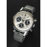 A GENTLEMAN'S STAINLESS STEEL BREITLING TOP TIME CHRONOGRAPH BRACELET WATCH CIRCA 1968, REF. 810