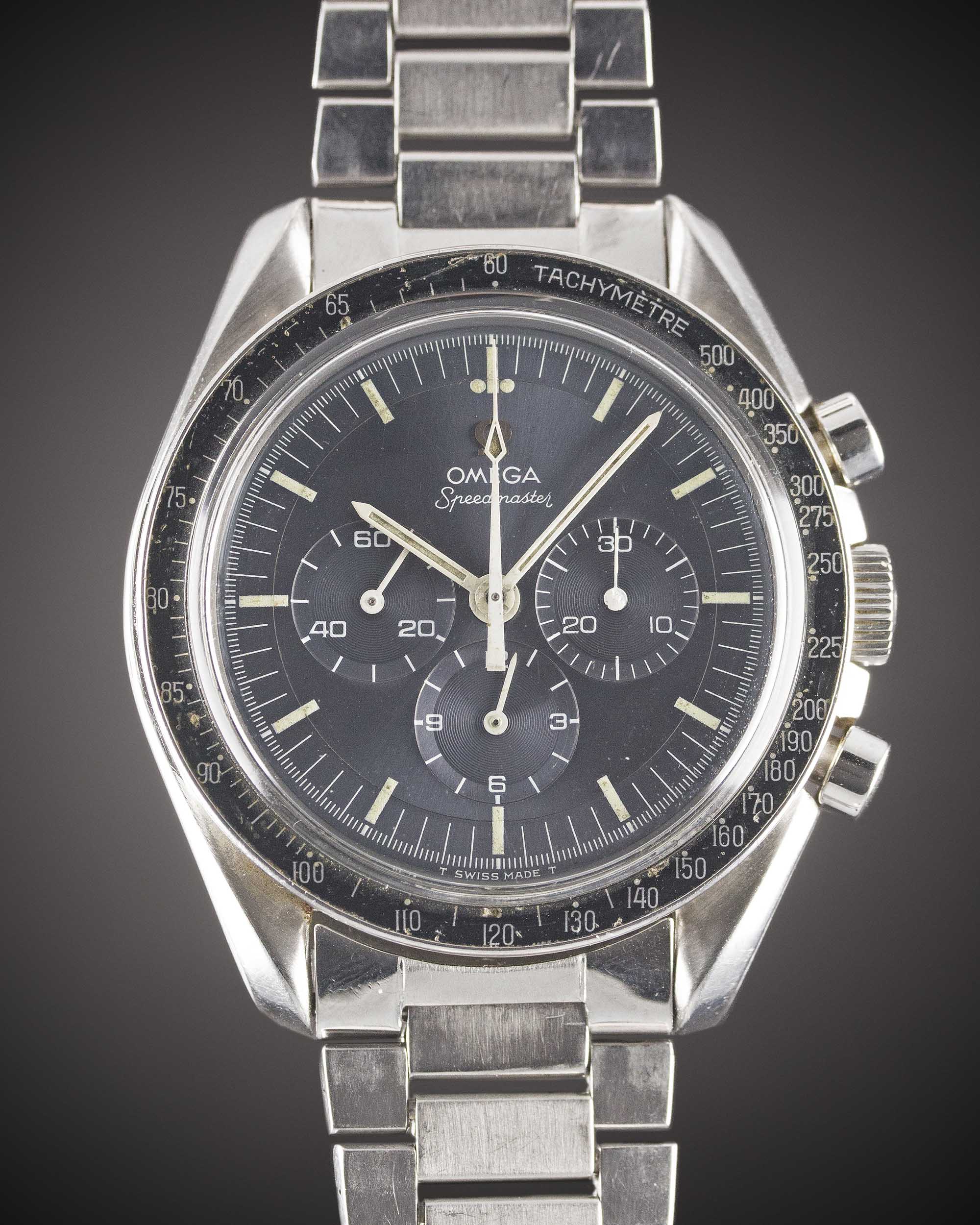 A VERY RARE GENTLEMAN'S STAINLESS STEEL OMEGA SPEEDMASTER "PRE MOON" CHRONOGRAPH BRACELET WATCH - Image 3 of 14