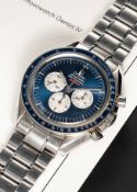 A RARE GENTLEMAN'S STAINLESS STEEL OMEGA SPEEDMASTER PROFESSIONAL "GEMINI IV" CHRONOGRAPH BRACELET