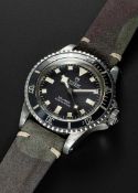 A RARE GENTLEMAN'S STAINLESS STEEL ROLEX TUDOR OYSTER PRINCE "SNOWFLAKE" SUBMARINER WRIST WATCH