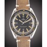 A GENTLEMAN'S STAINLESS STEEL OMEGA SEAMASTER 300 AUTOMATIC WRIST WATCH DATED 1967, REF. 165.024