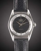 A GENTLEMAN'S STAINLESS STEEL UNIVERSAL GENEVE POLEROUTER WRIST WATCH CIRCA 1964, REF. 20366-1