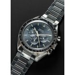 A VERY RARE GENTLEMAN'S STAINLESS STEEL OMEGA SPEEDMASTER "PRE MOON" CHRONOGRAPH BRACELET WATCH