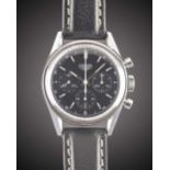 A GENTLEMAN'S STAINLESS STEEL HEUER CLASSIC CARRERA CHRONOGRAPH WRIST WATCH CIRCA 2000, REF.