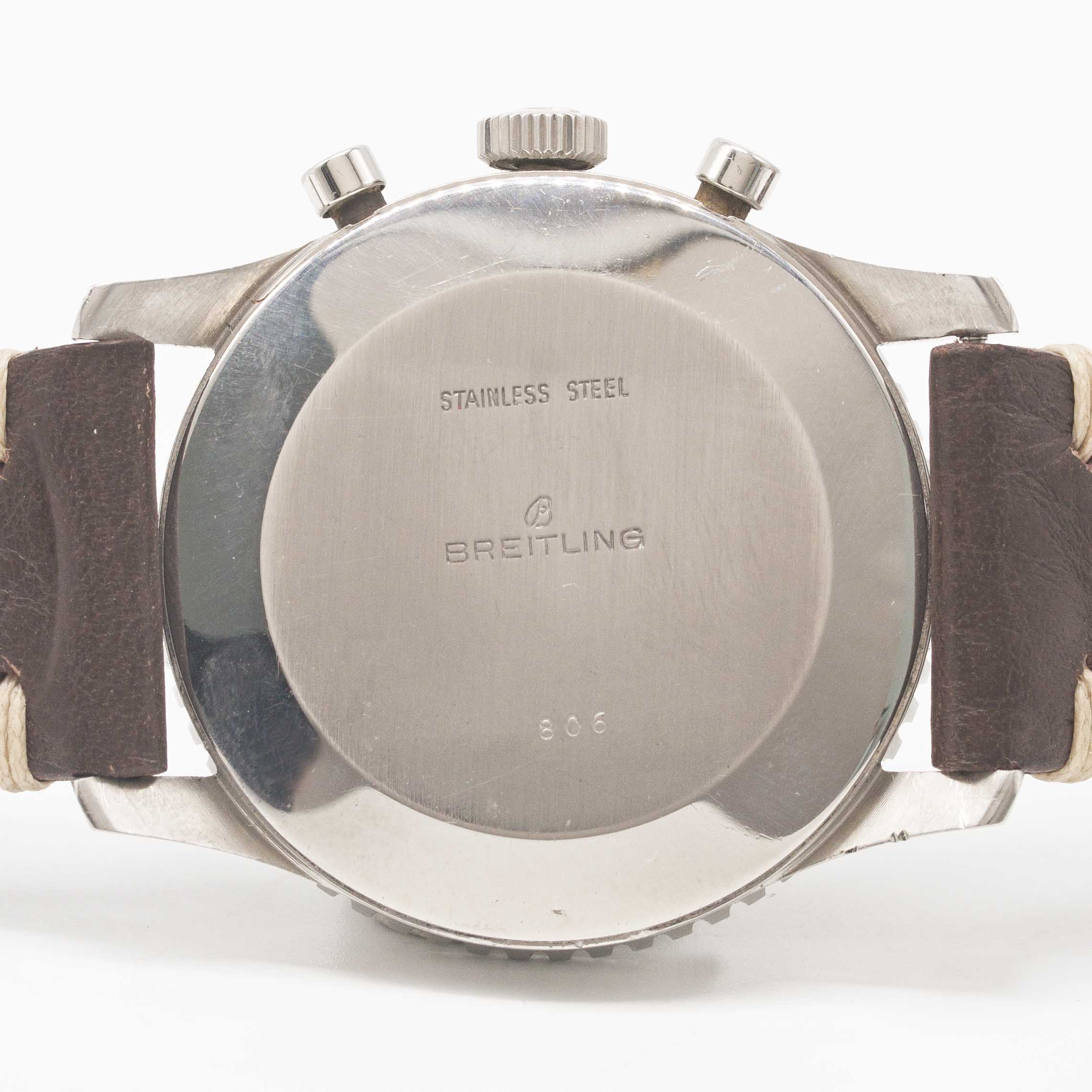 A GENTLEMAN'S STAINLESS STEEL BREITLING NAVITIMER CHRONOGRAPH WRIST WATCH CIRCA 1966, REF. 806 - Image 6 of 9