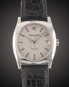 A GENTLEMAN'S STAINLESS STEEL IWC GOLF CLUB AUTOMATIC WRIST WATCH CIRCA 1970, WITH BRUSHED SILVER