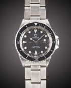 A LADIES STAINLESS STEEL ROLEX TUDOR PRINCE OYSTERDATE MINI SUB BRACELET WATCH CIRCA 1988, REF.