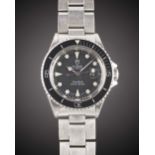 A LADIES STAINLESS STEEL ROLEX TUDOR PRINCE OYSTERDATE MINI SUB BRACELET WATCH CIRCA 1988, REF.