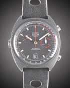 A GENTLEMAN'S PVD COATED HEUER MONZA AUTOMATIC CHRONOGRAPH WRIST WATCH CIRCA 1978, REF. 150.501