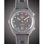 A GENTLEMAN'S PVD COATED HEUER MONZA AUTOMATIC CHRONOGRAPH WRIST WATCH CIRCA 1978, REF. 150.501