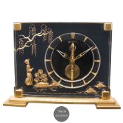 A JAEGER LECOULTRE TABLE CLOCK  CIRCA 1960s WITH 