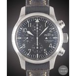 A GENTLEMAN'S STAINLESS STEEL FORTIS B-42 AUTOMATIC CHRONOGRAPH WRIST WATCH DATED 2008, REF. 656.