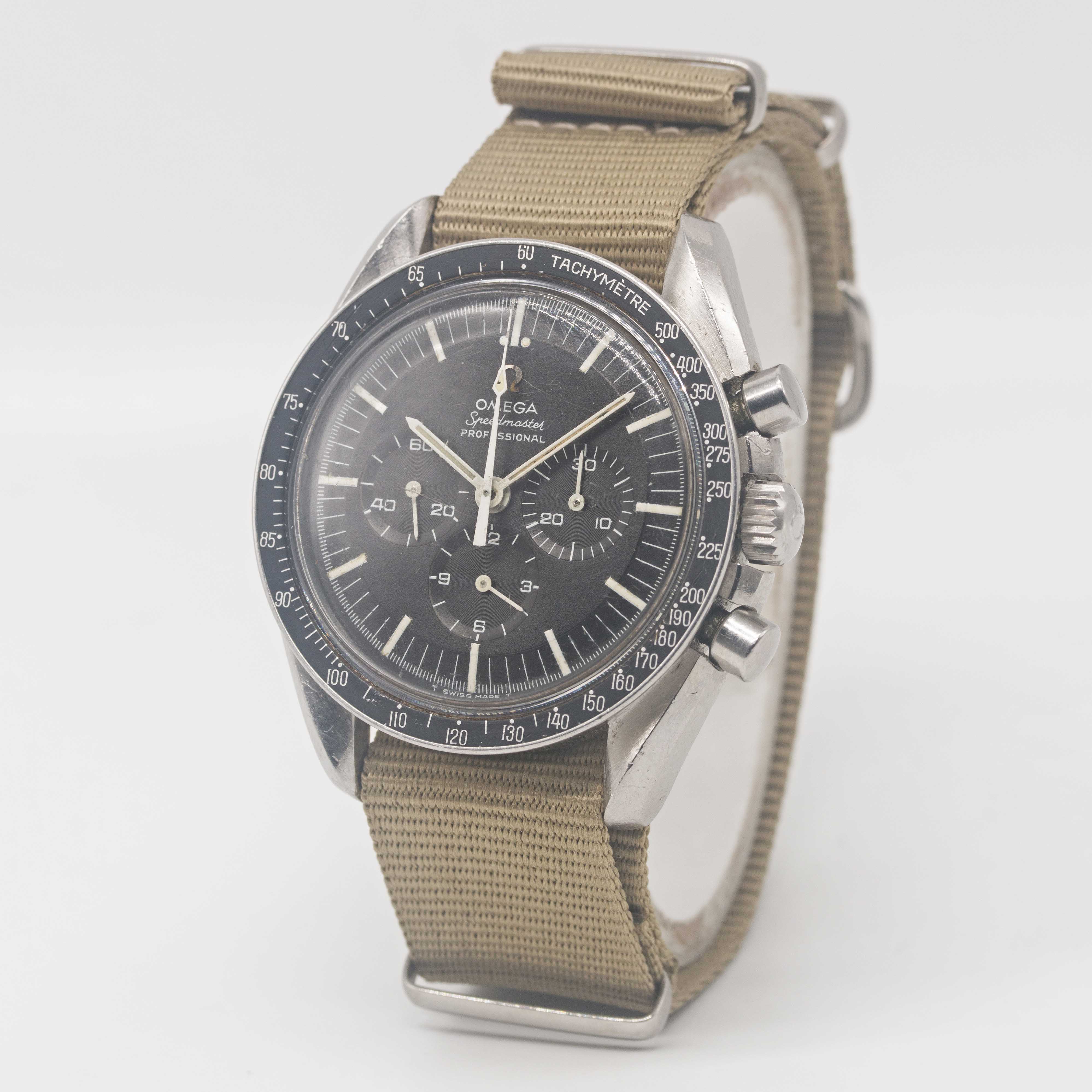 A RARE GENTLEMAN'S STAINLESS STEEL RHODESIAN MILITARY OMEGA SPEEDMASTER PROFESSIONAL "PRE MOON" - Image 3 of 6