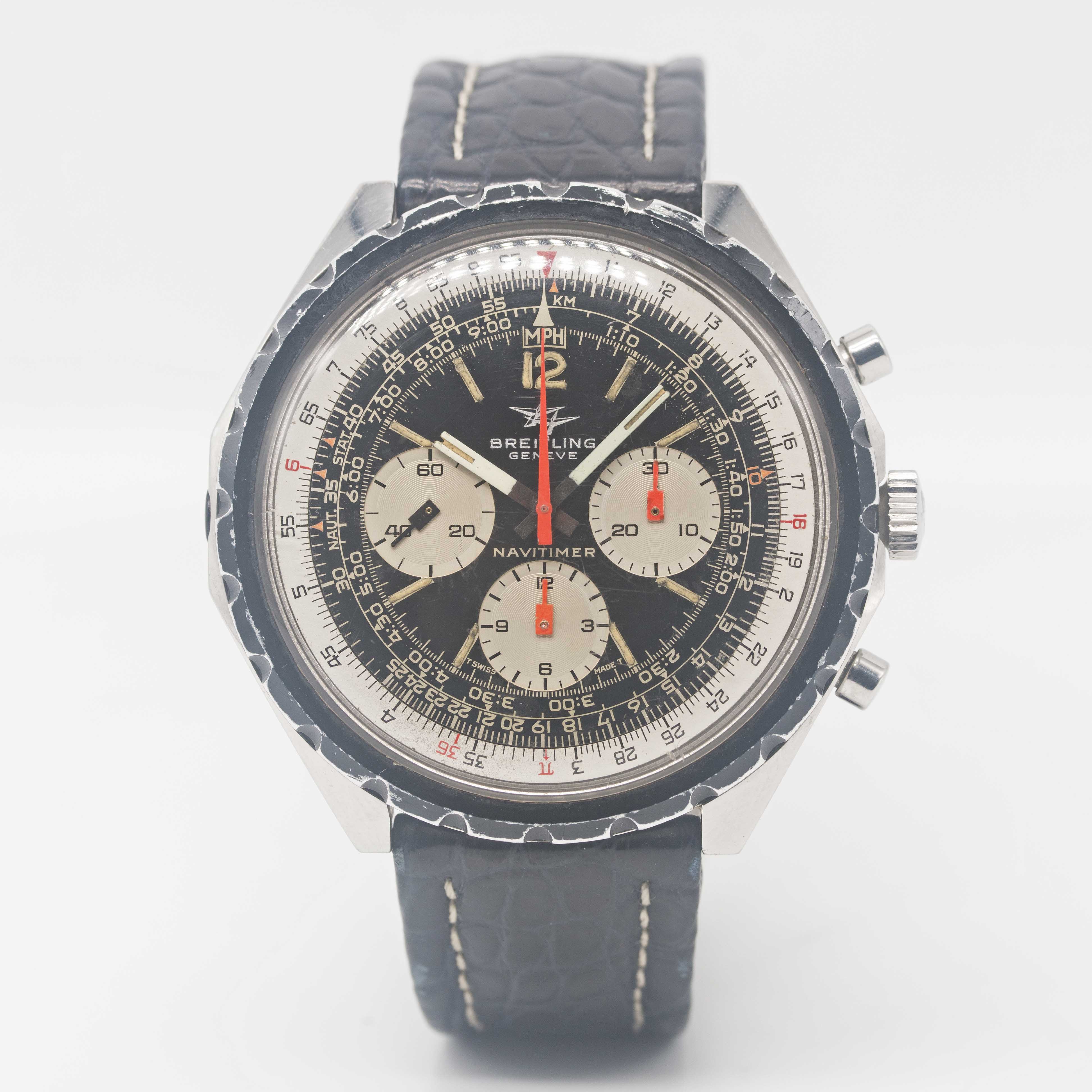 A GENTLEMAN'S STAINLESS STEEL BREITLING NAVITIMER CHRONOGRAPH WRIST WATCH CIRCA 1968, REF. 0816 - Image 2 of 7