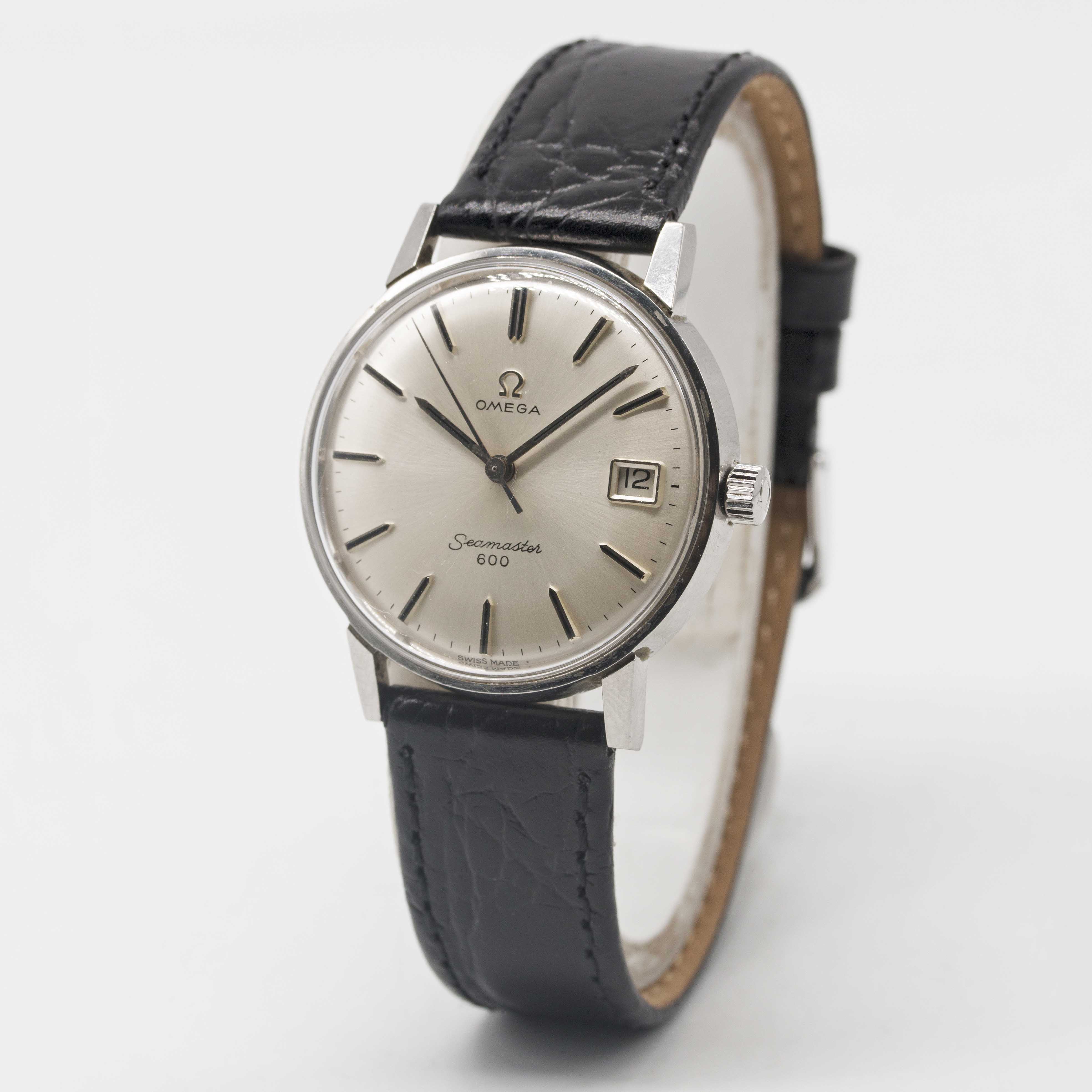 A GENTLEMAN'S STAINLESS STEEL OMEGA SEAMASTER 600 DATE WRIST WATCH CIRCA 1965, REF. 136.011 - Image 3 of 6