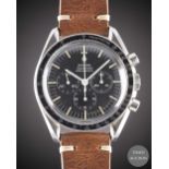 A GENTLEMAN'S STAINLESS STEEL OMEGA SPEEDMASTER PROFESSIONAL "PRE MOON" CHRONOGRAPH WRIST WATCH