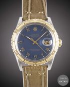 A GENTLEMAN'S STEEL & GOLD ROLEX OYSTER PERPETUAL DATEJUST 
