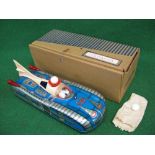 Tinplate and plastic battery powered space vehicle, marked Interkozmosz, made in Hungary 1991 - 13.