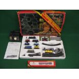 Hornby R683 GWR Freight set (used condition) now comprising of 0-6-0PT locomotive, seven wagons,