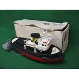 Monteleone (Italy), remote controlled plastic twin screw model tug boat - 22" long,