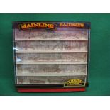 Plastic Mainline Railways wall mounted shop display cabinet - 25.5" x 23.75" x 4.