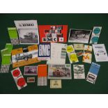 Quantity of period Mini ephemera to include: brochures, paint charts, pictures etc for Morris,