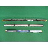 Hornby 4 Car Intercity 125 Class 43 set and 3 Car Intercity Class 91 set together with Triang 3 Car