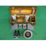 Probably military wooden cased Stereoscope Universal Type SV3 CPC for 3D viewing of aerial