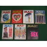 MAD magazine published by EC Publications Inc New York. US editions to comprise: No.