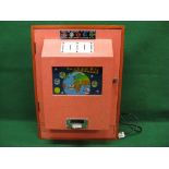 Arcade game Telstar, electric, five slot machine with instructions.