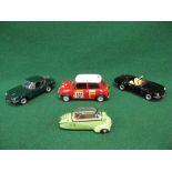 Four 1:18 and 1:16 scale diecast model cars to comprise: Triumph Spitfire MkIV and GT6 Mk3,