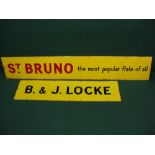 Long two part enamel shop facia St Bruno The Most Popular Flake Of All B&J Locke,