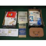 Two boxes of shipping and cruising ephemera, leaflets, brochures,