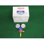 Taskmaster twin gauge single stage oxygen regulator,