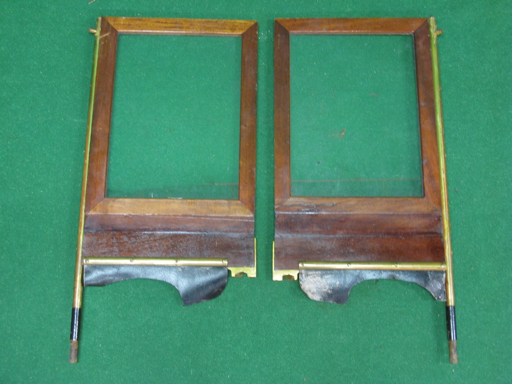 Pair of internal privacy doors, possibly for a Rolls Royce 25 or Bentley,