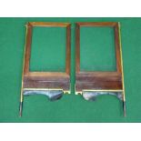 Pair of internal privacy doors, possibly for a Rolls Royce 25 or Bentley,