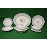Quantity of Royal Doulton Kingsmere dinner ware to comprise: two oval meat plates,