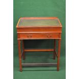 Late 20th century mahogany clerks desk