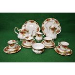 Royal Albert Old Country Roses tea and dinnerware to comprise: six 10.