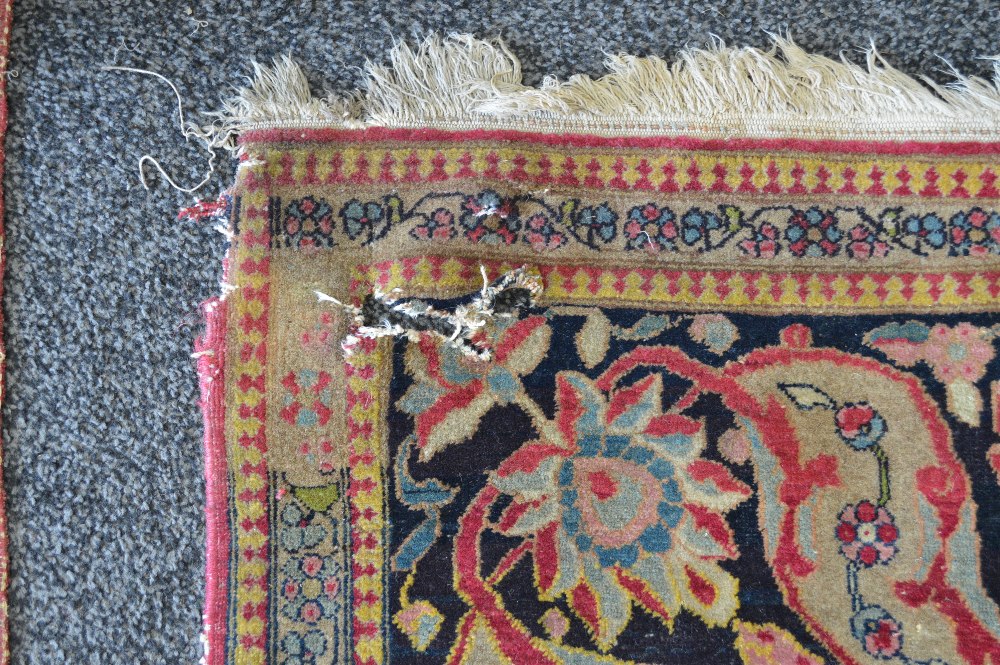 Beige ground rug having red, blue, - Image 2 of 2